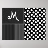 Bolinhas Pretas e Brancas