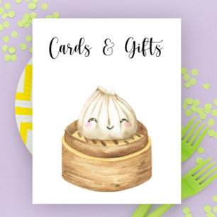 Poster Bolinho chinês - cartões e presentes baby shower