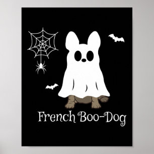 Poster Bolinho Francês Halloween Francês Cachorro-Cachorr