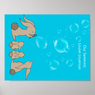 Poster Bolinhos soprando