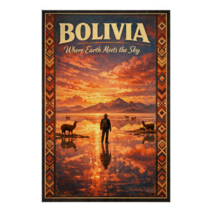 Pôster BOLÍVIA – Onde a Terra Encontra o Céu