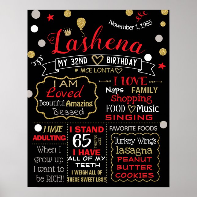 Pôster Bolo adulto esmaga Sinal de quadro de referência d (Frente)