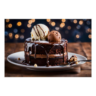 Pôster Bolo de Chocolate