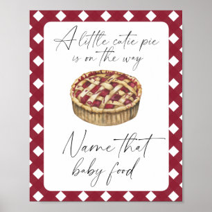Poster Bolo fofo - nome aquele alimento para bebê