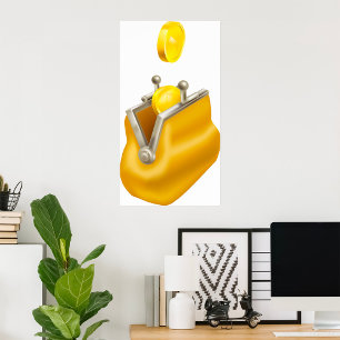 Poster Bolsa de Moedas de Ouro