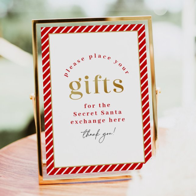 Poster Bolsa de Presente para Papais noeis Secretos do Fe (Criador carregado)