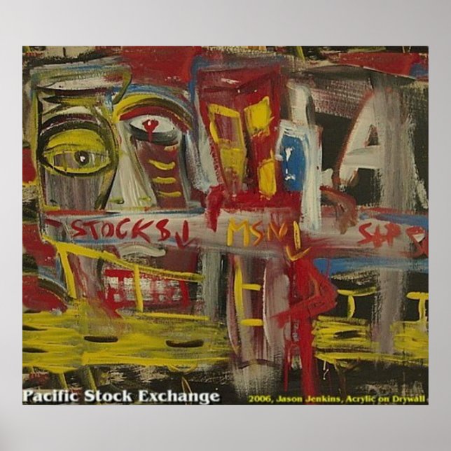 Pôster Bolsa de Valores do Pacífico (Frente)