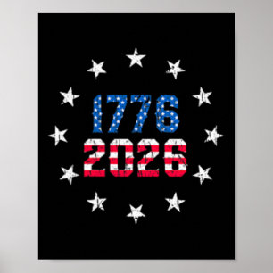 Poster Bolsa do 250º Aniversário EUA Bandeira Americana 2