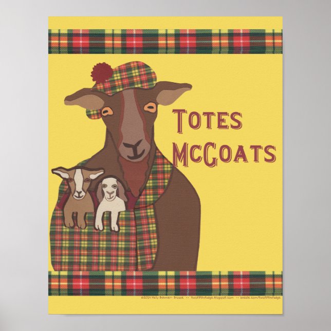 poster Bolsa McGoats (Frente)