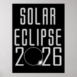 Poster Bolsa Solar Eclipse 2026 Grocery