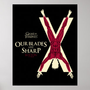 Poster Bolton Sigil - Nossas lâminas são nítidas
