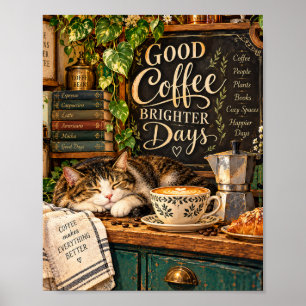 Poster Bom Café Dias Mais Brilhantes – Canto do Café do G