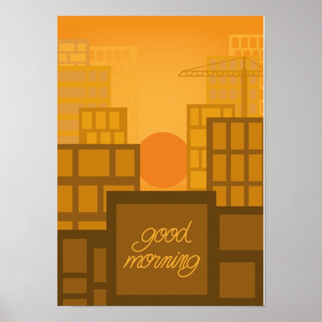 Poster Bom dia (Frente)