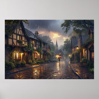 Poster Bom dia, dia chuvoso