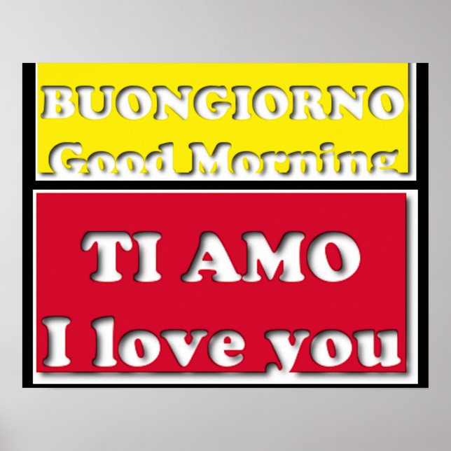 Poster Bom dia, eu te amo (Frente)