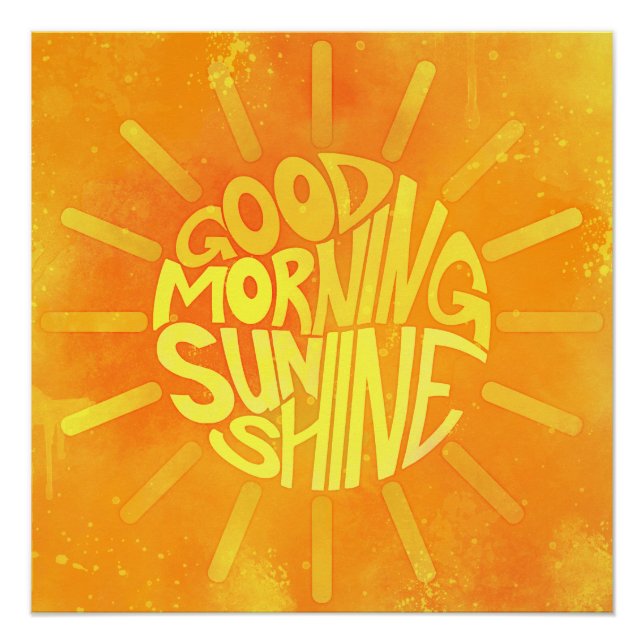 Pôster Bom Dia, Sunshine! (Frente)