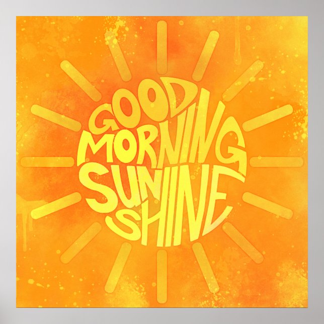 Poster Bom Dia, Sunshine! (Frente)