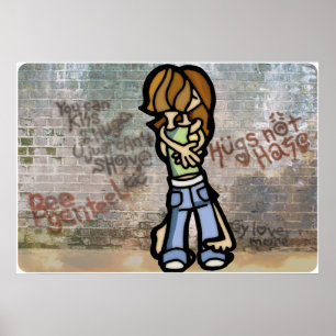 Poster bom graffiti.