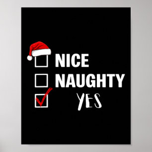 Poster Bom Mal Sim - Natal Papai Noel Divertido