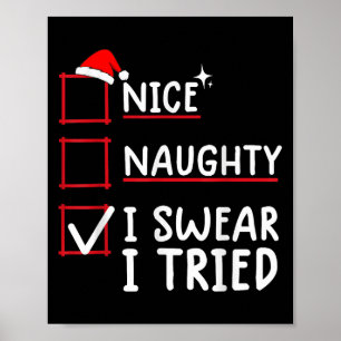Poster Bom Malvado Juro Que Tentei Natal