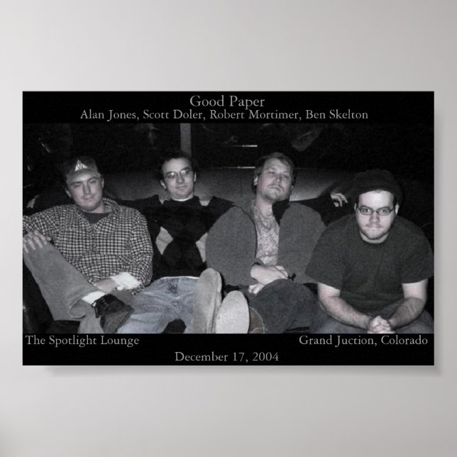 Poster Bom papel (Frente)