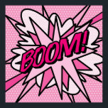 Poster BOM Pink Comic Book Pop Art Moderno Divertimento R<br><div class="desc">BOMBO Pink Comic Book Pop Arte Moderna Diversão Retro Animação Animação Animação Ficção Cômica Manga</div>