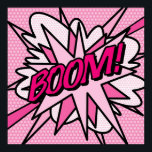 Poster BOM Pink Comic Book Pop Art Moderno Divertimento R<br><div class="desc">BOMBO Pink Comic Book Pop Arte Moderna Diversão Retrô Poster Anime Animação Animação Animação Ficção Cômica Manga</div>