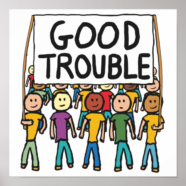 Poster Bom problema (Frente)