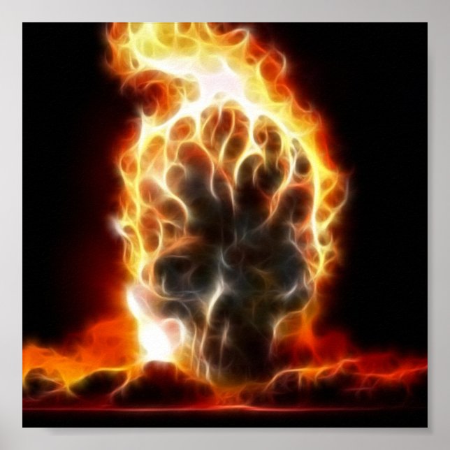 Pôster Bomba Atômica Caveira (Frente)