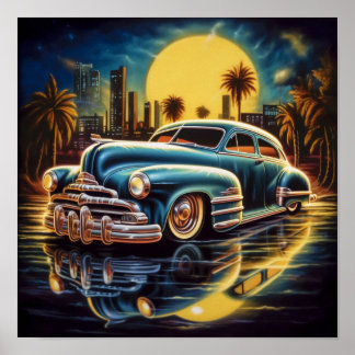 Poster Bomba Chevrolet Fleetline Lowrider Chevy, 1947