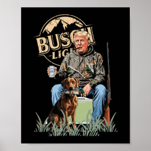 Poster Bomba Com Pato Cachorro Aves Aquáticas Caçando Cam