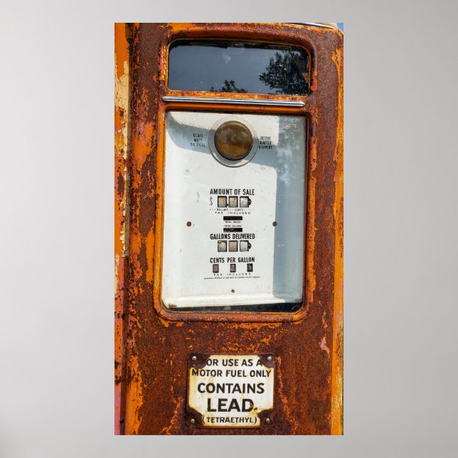 Poster Bomba de Combustível Antiga (Frente)