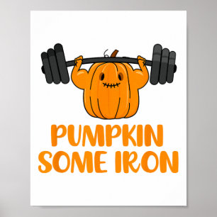 Poster Bomba De Ferro Diversão De Gym Halloween Lifend