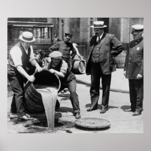 Pôster BOMBA DE GUERRA DE PROIBIÇÃO c. 1925