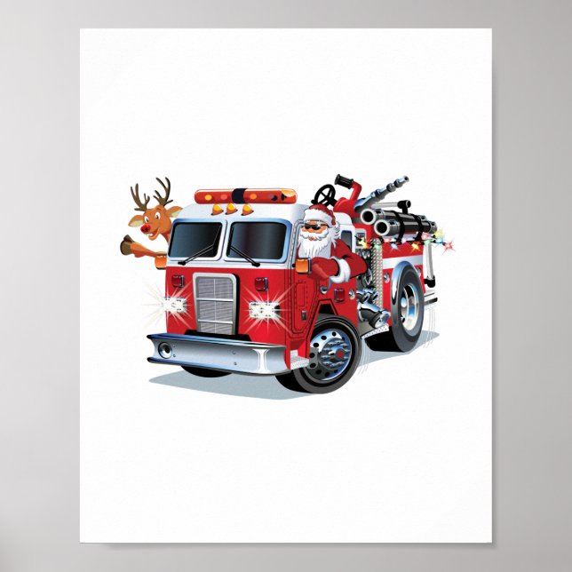 Poster Bomba de Natal da Cartoon (Frente)