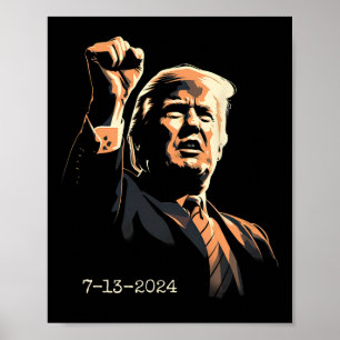 Poster Bomba de Punho Inspiracional 13 de julho de 2024