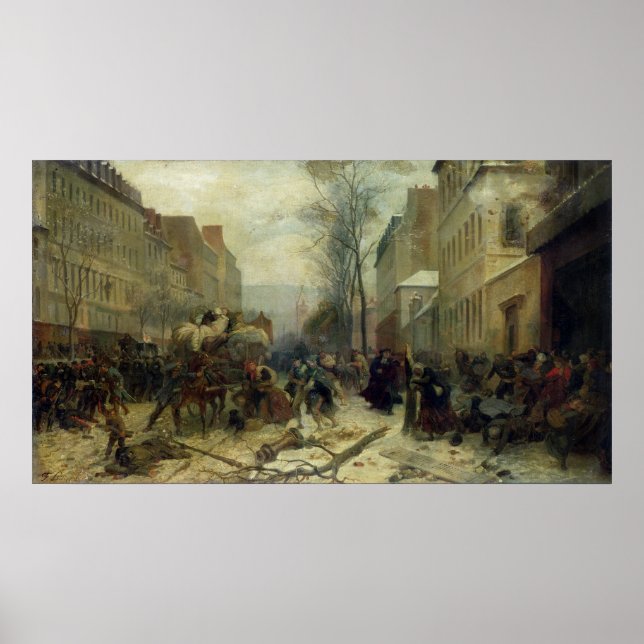 Poster Bombardeio de Paris em 1871 (Frente)