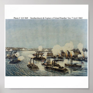Pôster Bombardeio e captura da ilha número 10