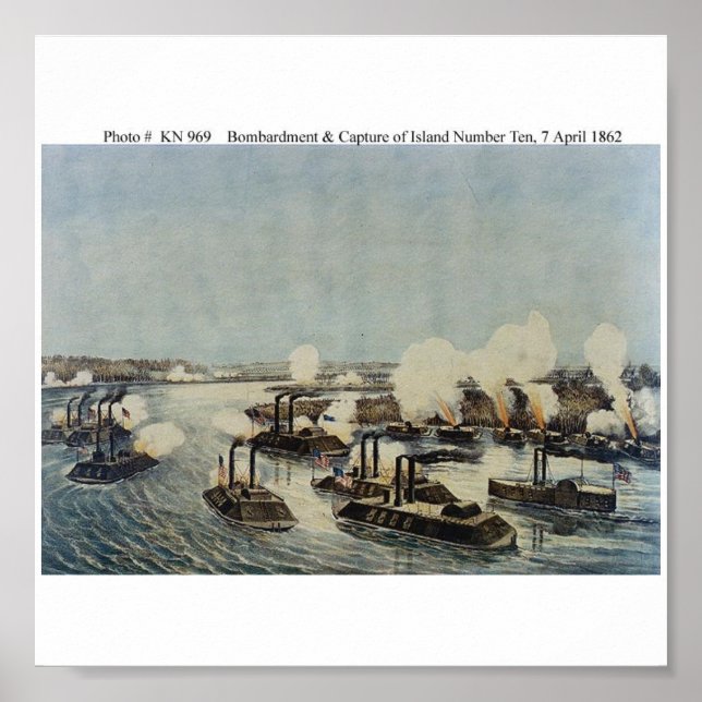 Pôster Bombardeio e captura da ilha número 10 (Frente)