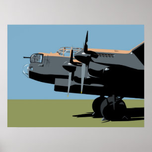 Poster Bombardeiro de Avro Lancaster