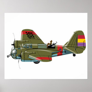 Poster Bombardeiro retrógrado