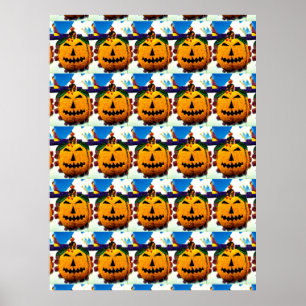Poster Bombas de flores e bruxas
