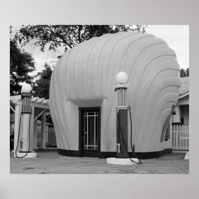 Pôster Bombas de Gás Visíveis Antigas (Frente)