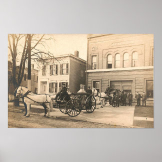 Poster Bombeiro #12 Troy, NY