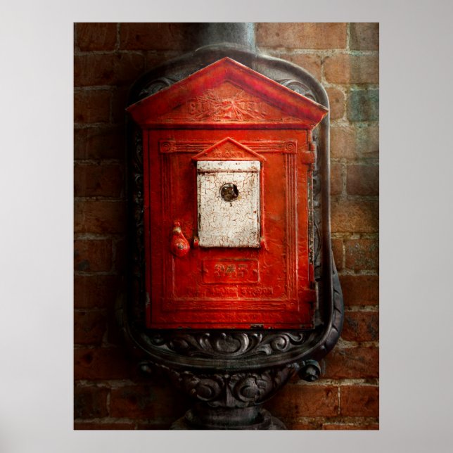 Pôster Bombeiro - A caixa de fogo (Frente)