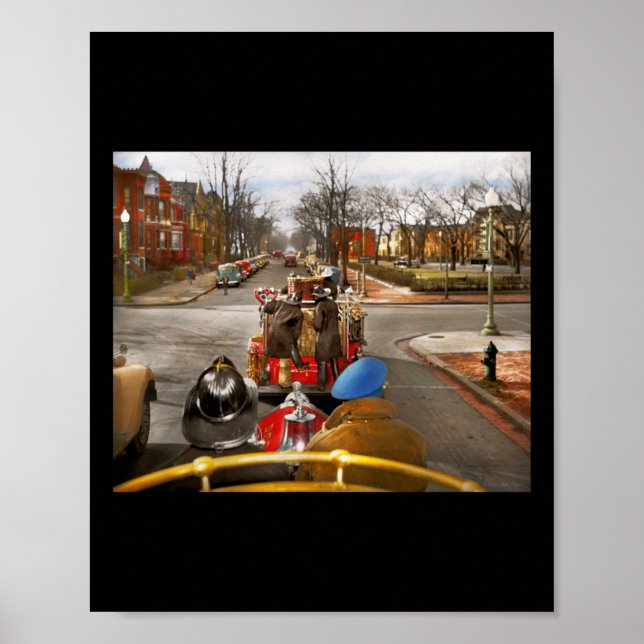 Poster Bombeiro - Voltando À Estação 1943 Sti (Frente)