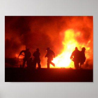 Pôster bombeiros em São Francisco