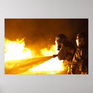 Poster Bombeiros militares