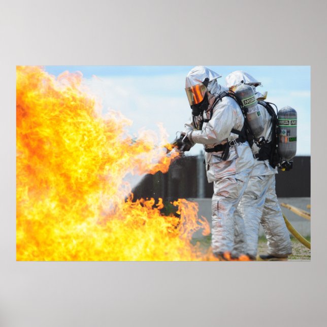 Poster Bombeiros militares (Frente)