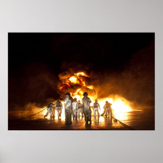 Poster Bombeiros militares